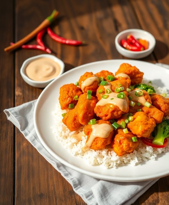 air fryer bang bang chicken