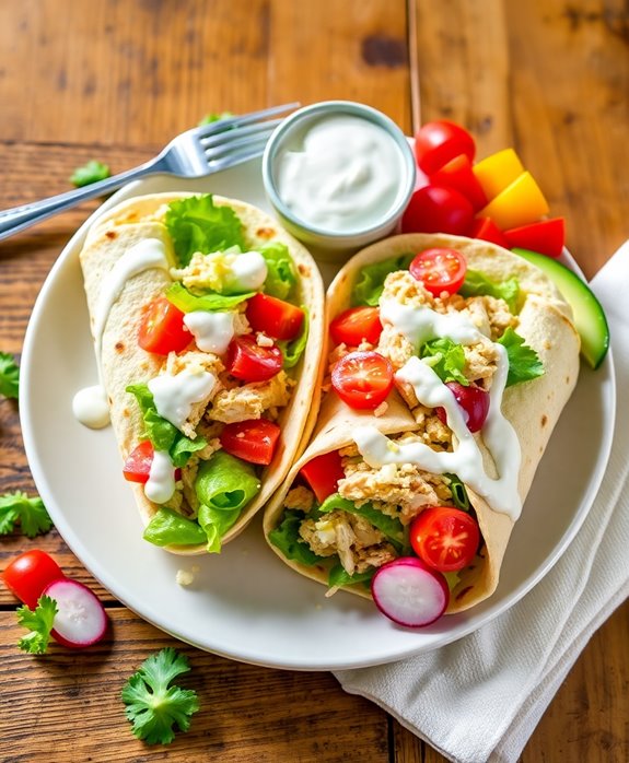 chicken snack wrap instructions