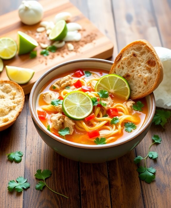 cuban chicken noodle soup