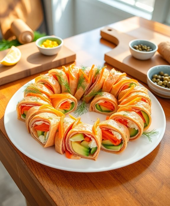cucumber smoked salmon appetizer
