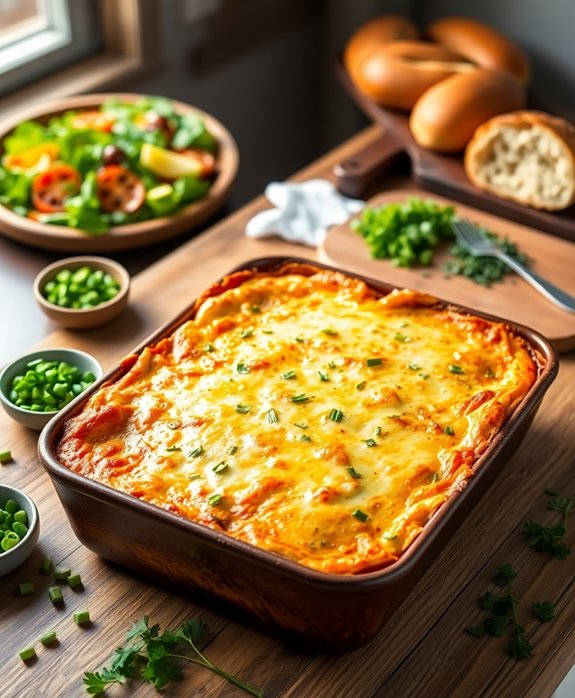 delicious green chili lasagna