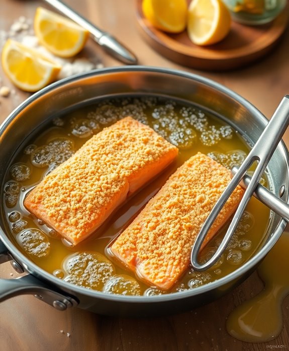 fry for six minutes