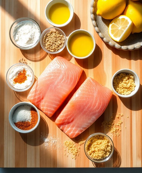 prepare salmon fillets carefully