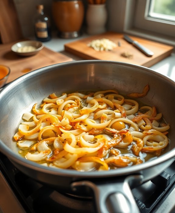 saut onions until translucent