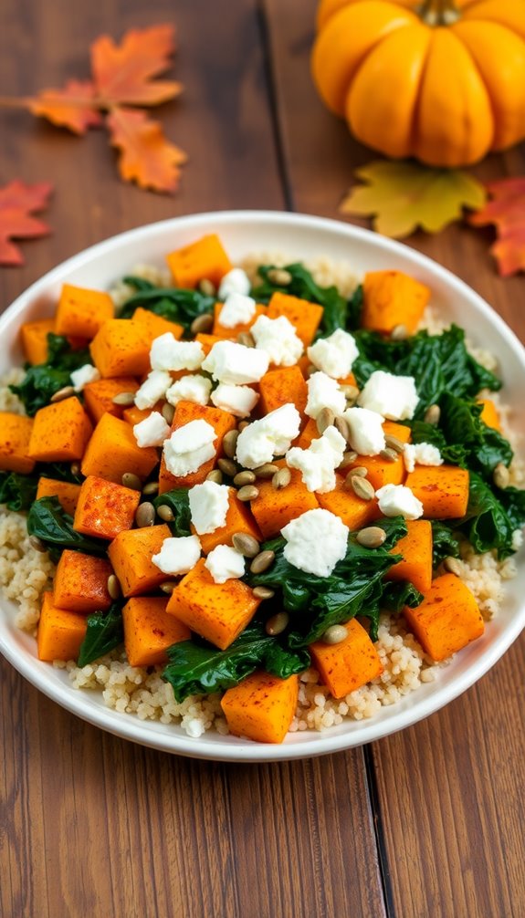 cozy healthy fall lunch