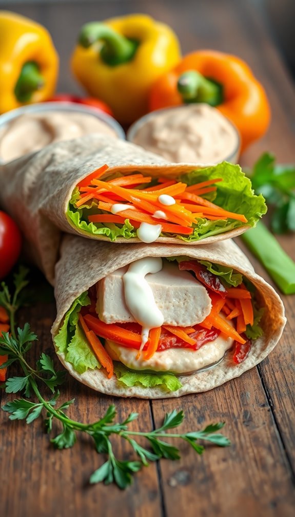 delicious lunch wrap recipe