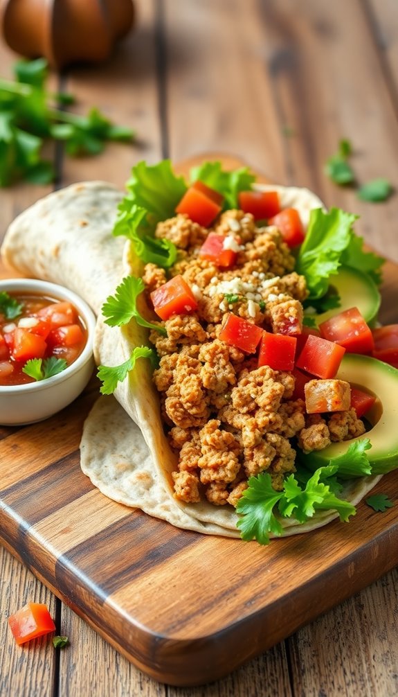 healthy ground turkey meal
