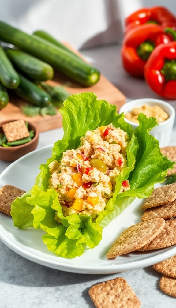 healthy tuna packet lunch