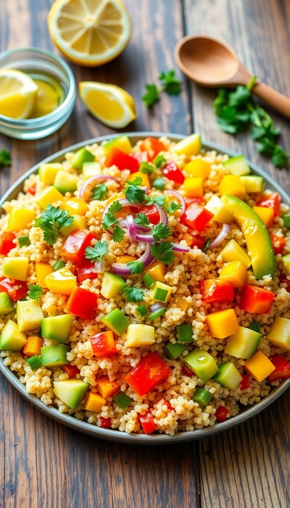 healthy vegetarian lunch recipe