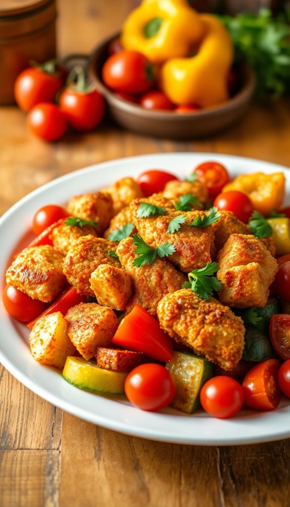quick air fryer lunch
