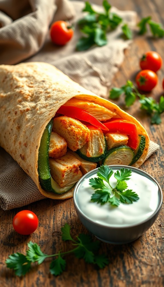 quick air fryer lunch