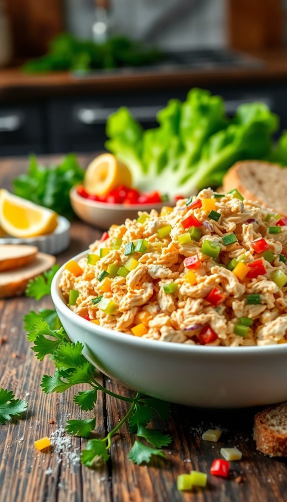 quick canned chicken lunch