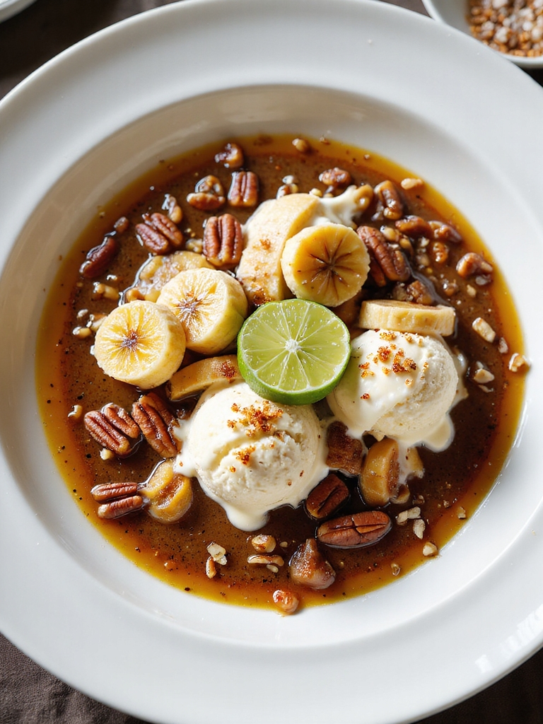 habanero spiked caramelized banana