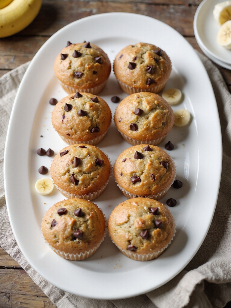 moist chocolate chip banana breads