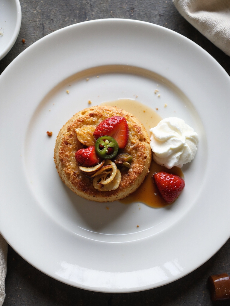 spiced strawberry jalape o shortcakes