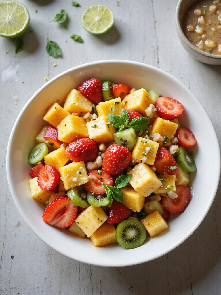 spicy citrus tropical fruit