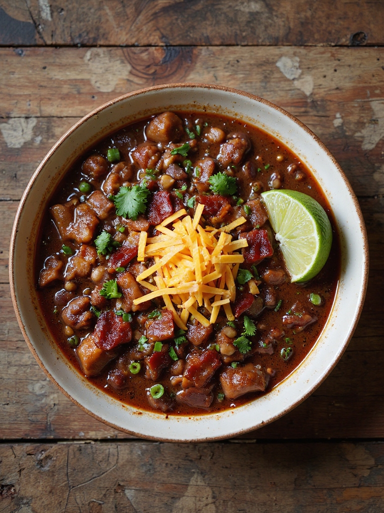 smoky bacon elk chili