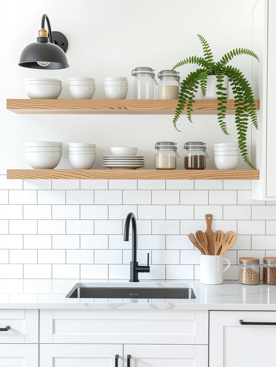 affordable open shelving solution