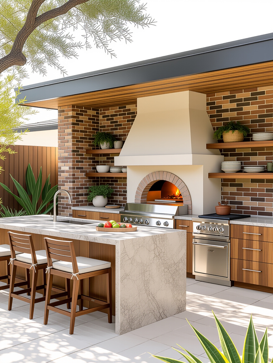 backyard pizza oven delight