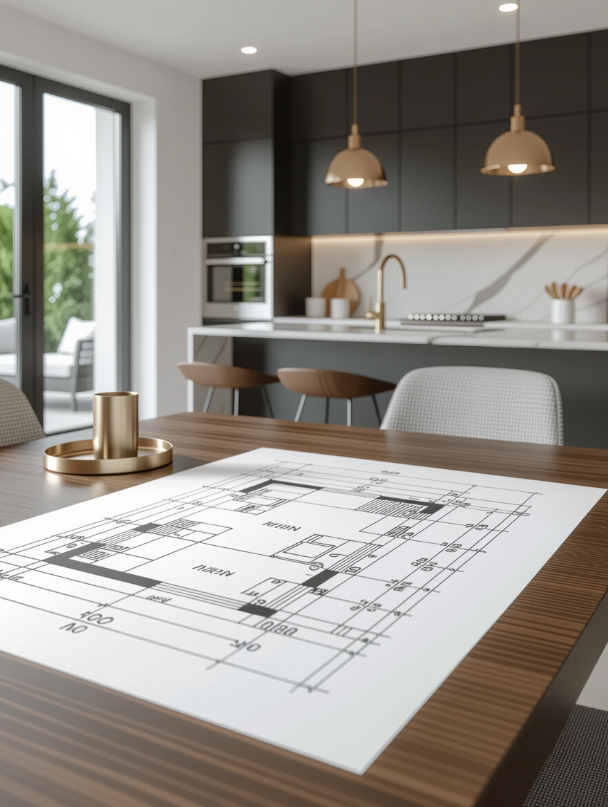 blending dining and kitchen