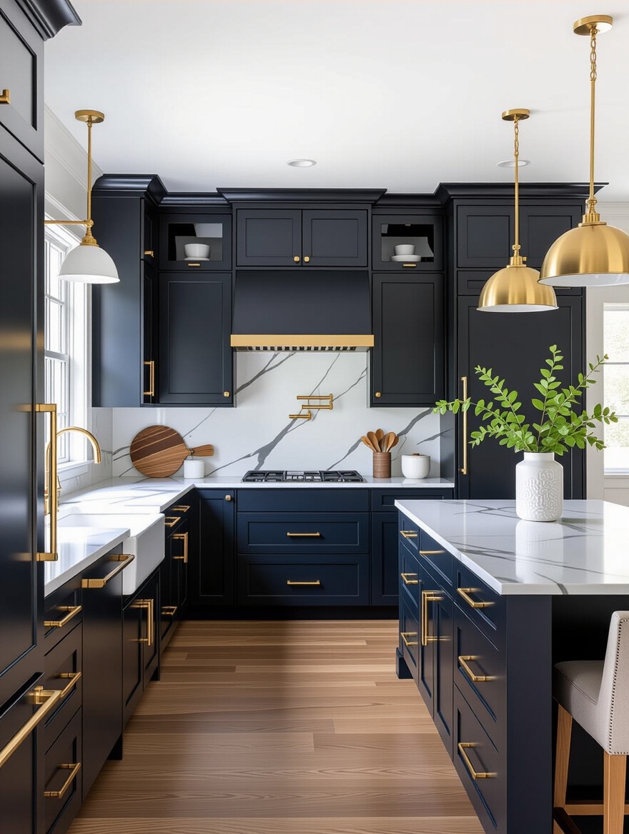 bold colors energize kitchens
