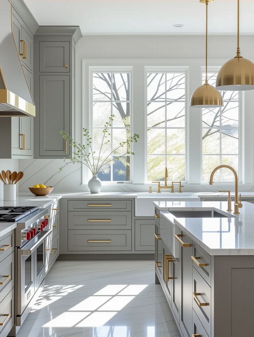 bold hardware enhances elegance