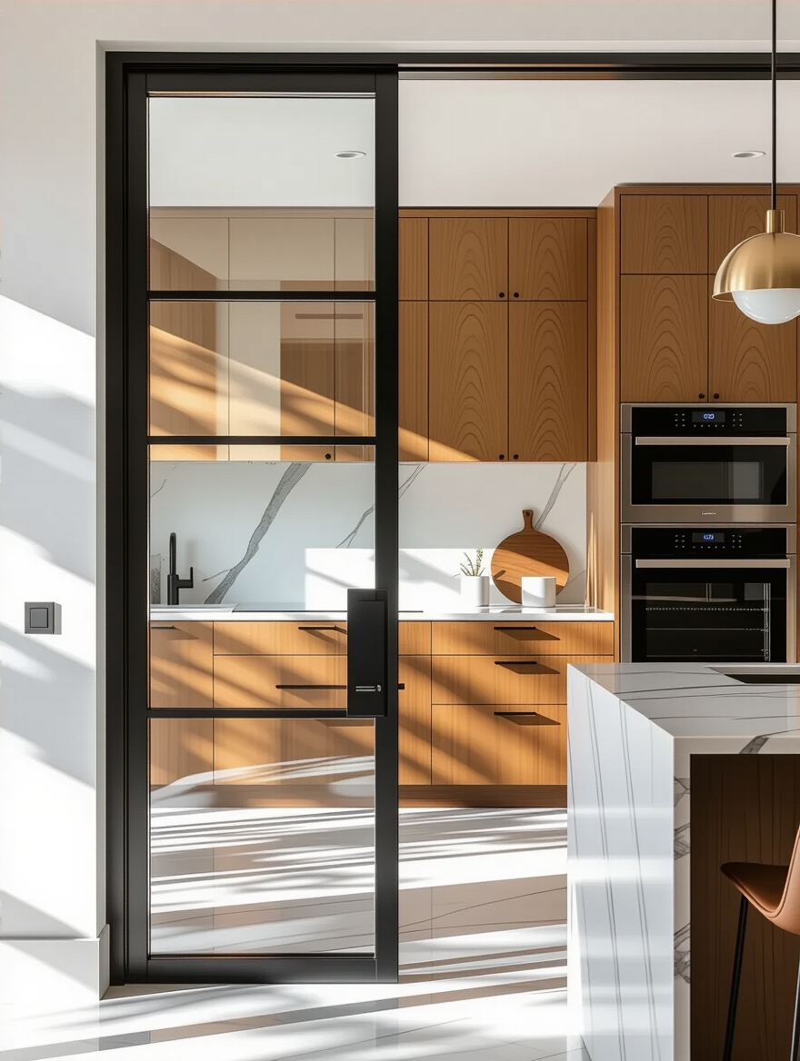 bright open kitchen design