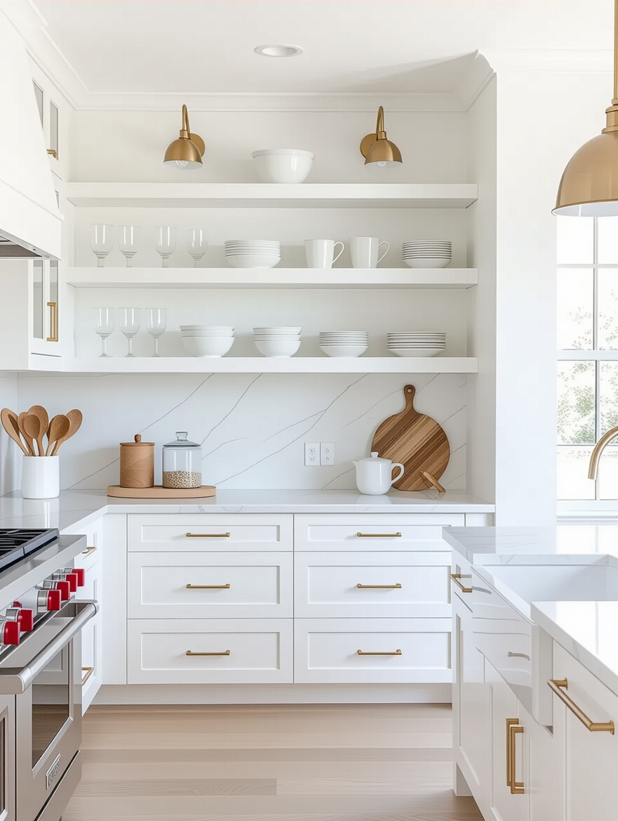 brighten small kitchen openly