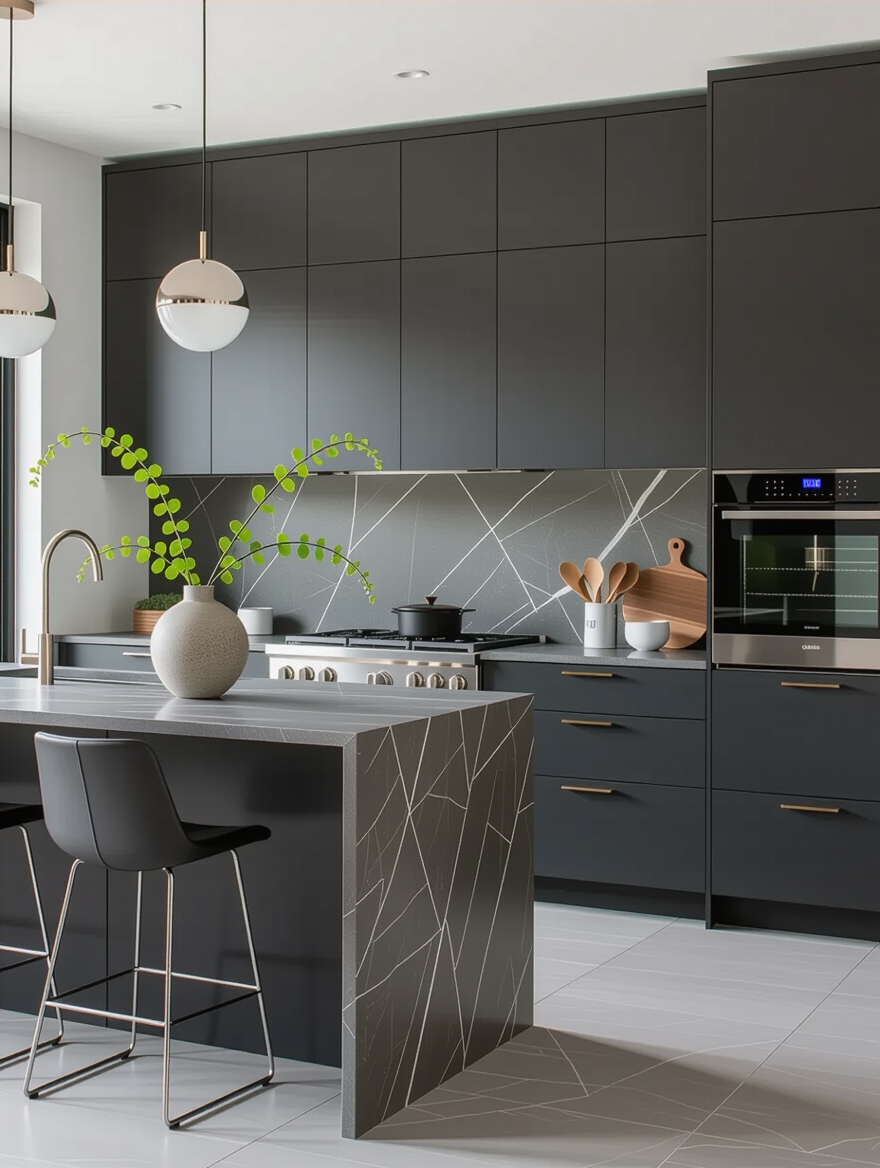 calm modern spacious kitchens