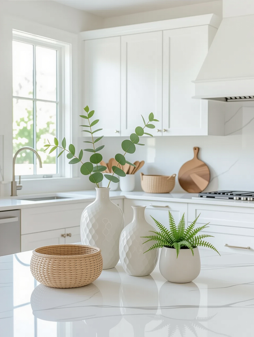 chic kitchen cabinet decor