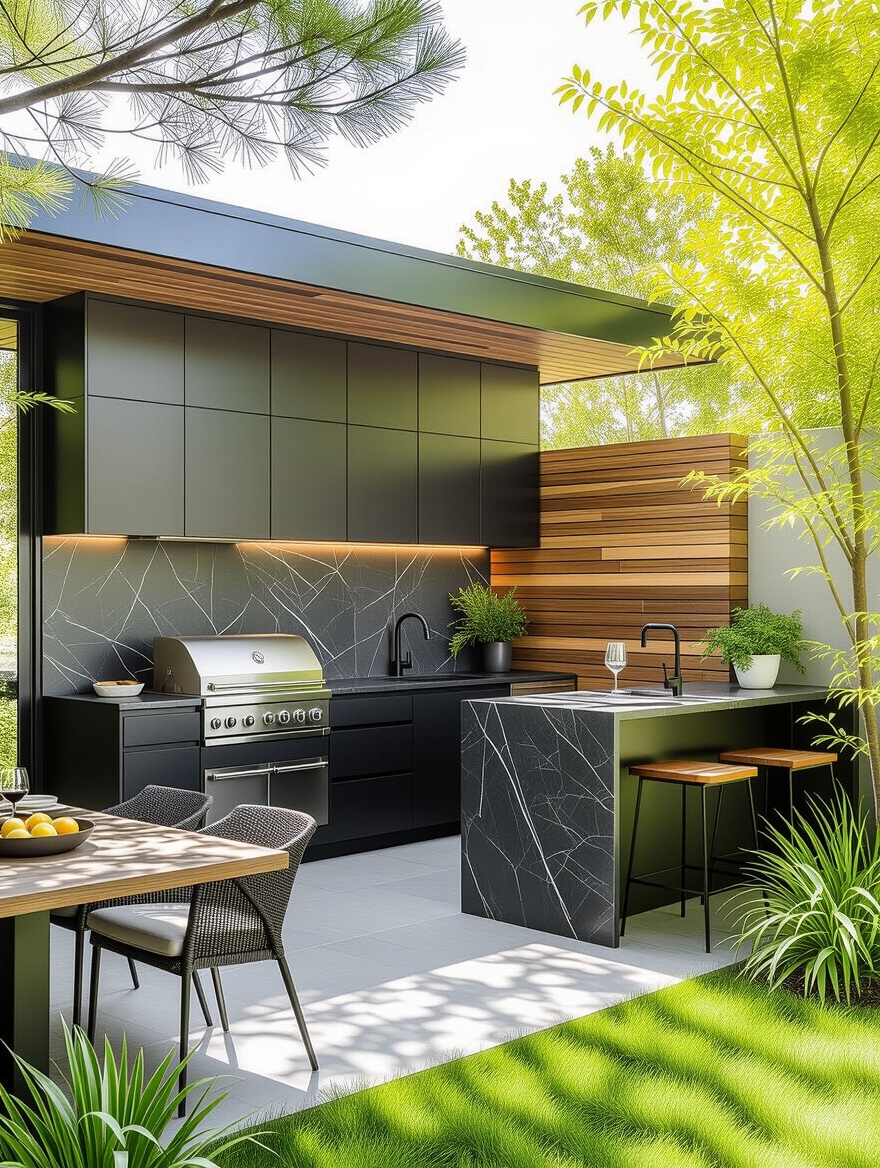 clever compact outdoor kitchens