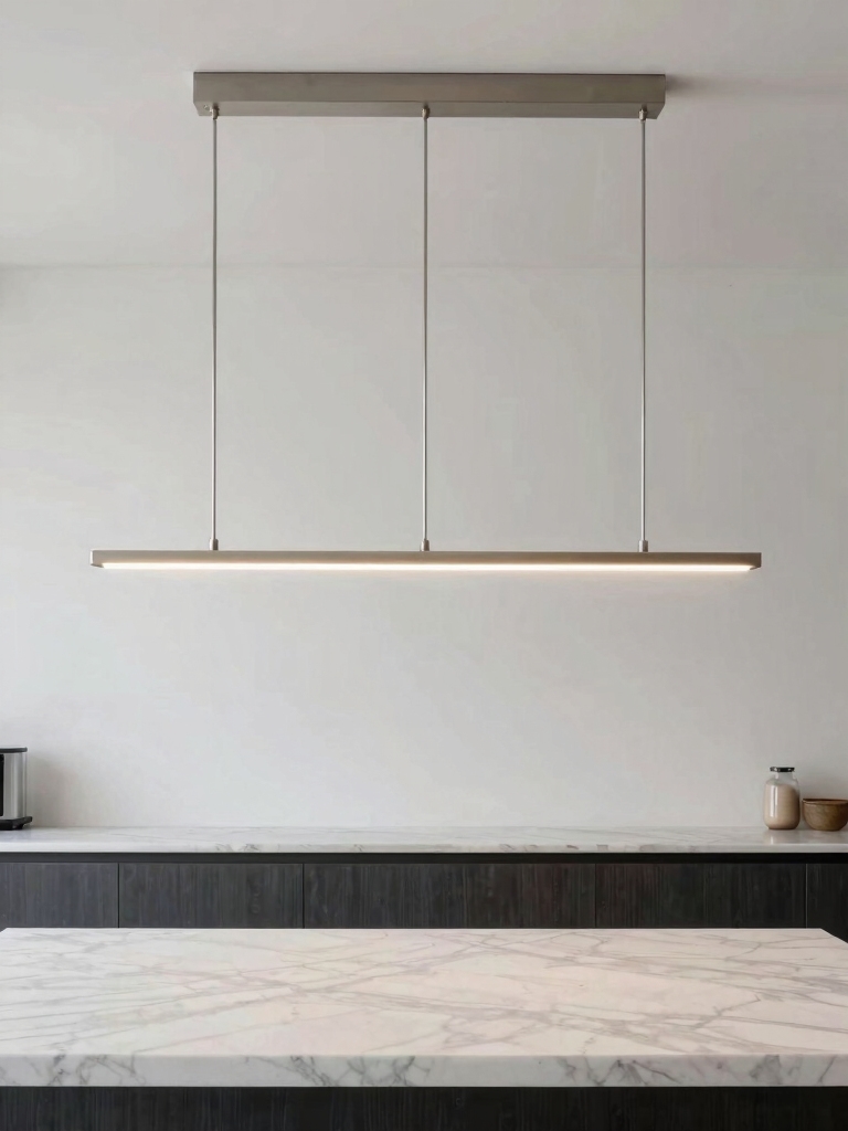 clustered linear pendant lighting