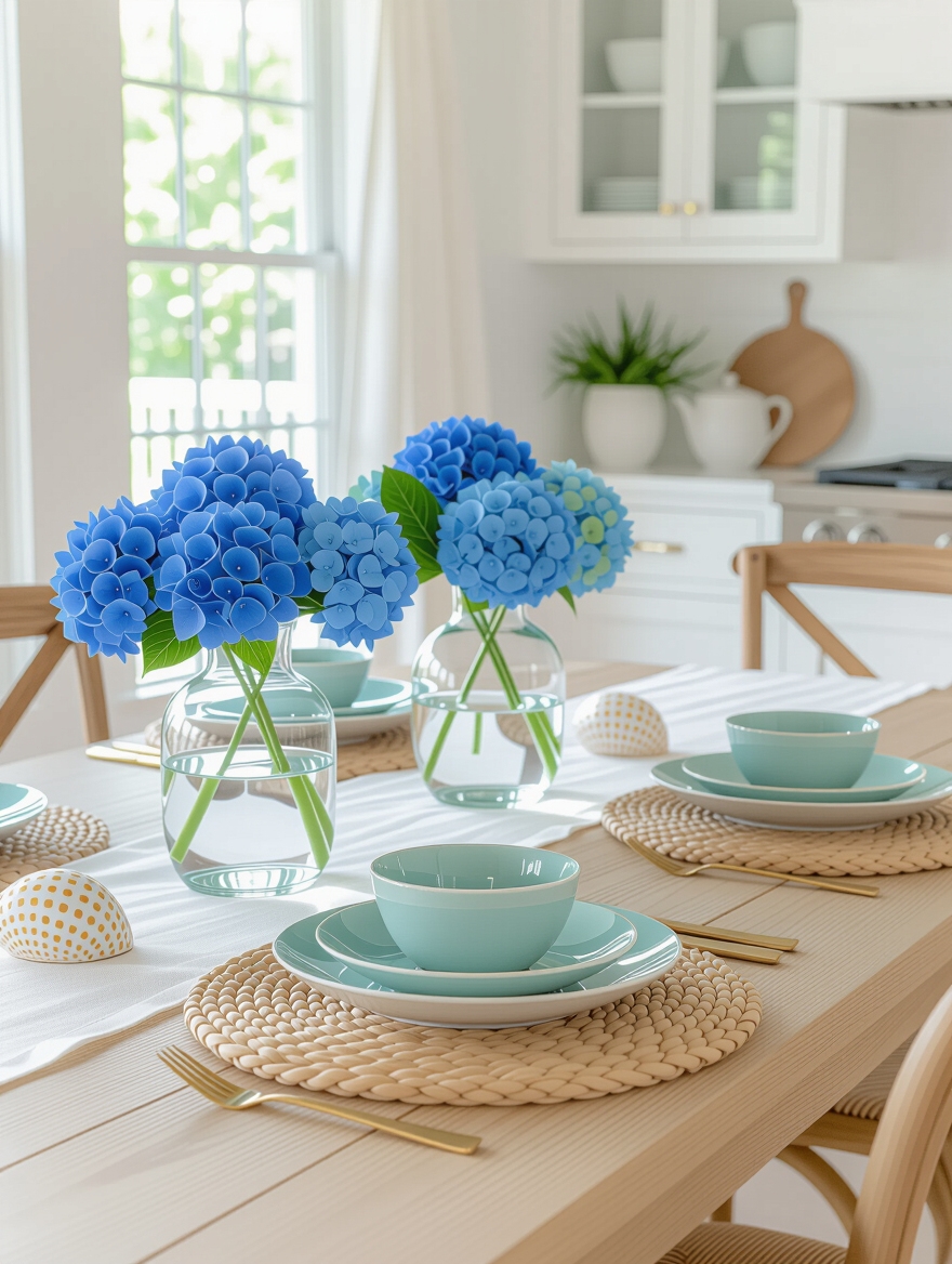coastal summer table decor