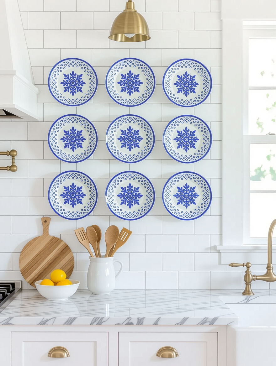 creative plate display ideas