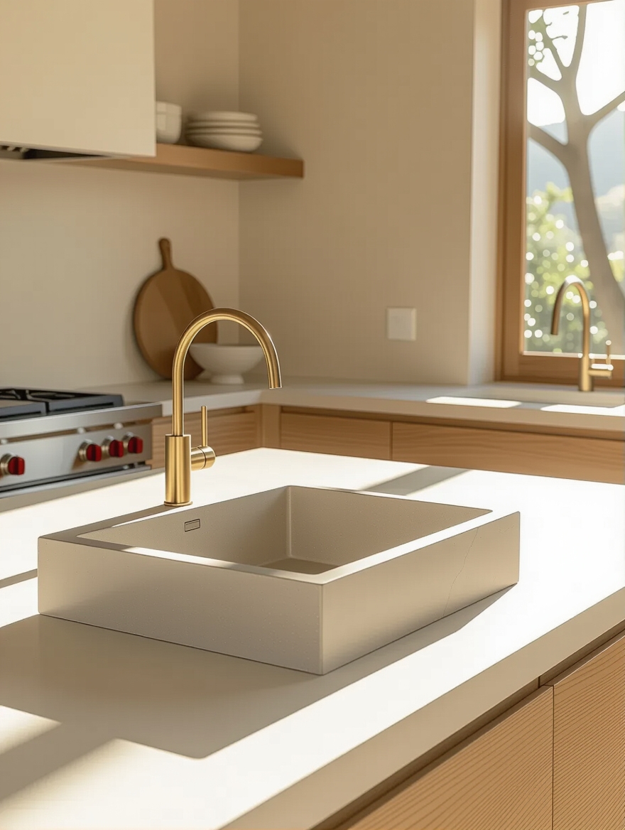 customizable bold concrete sinks