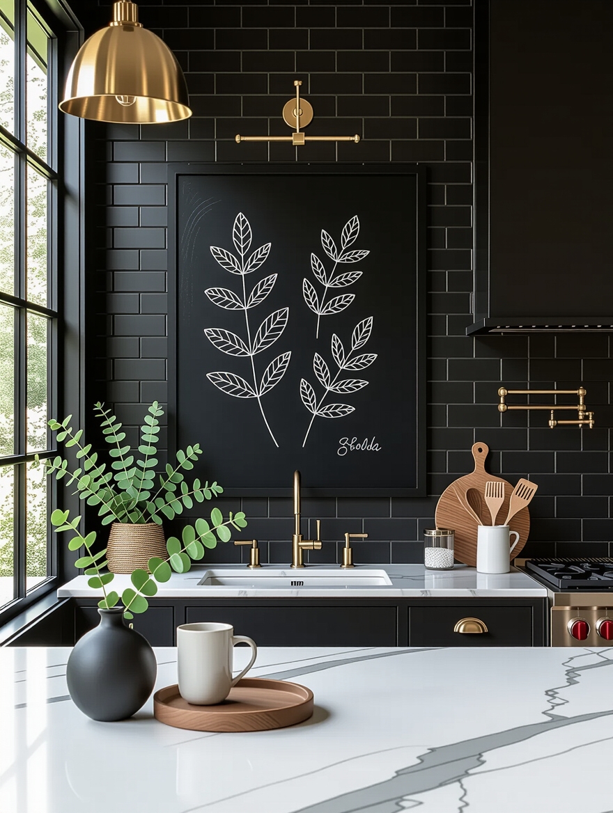 customizable chalkboard kitchen decor
