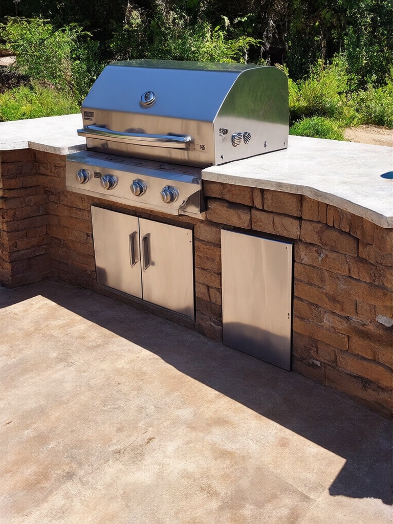 durable outdoor kitchen materials