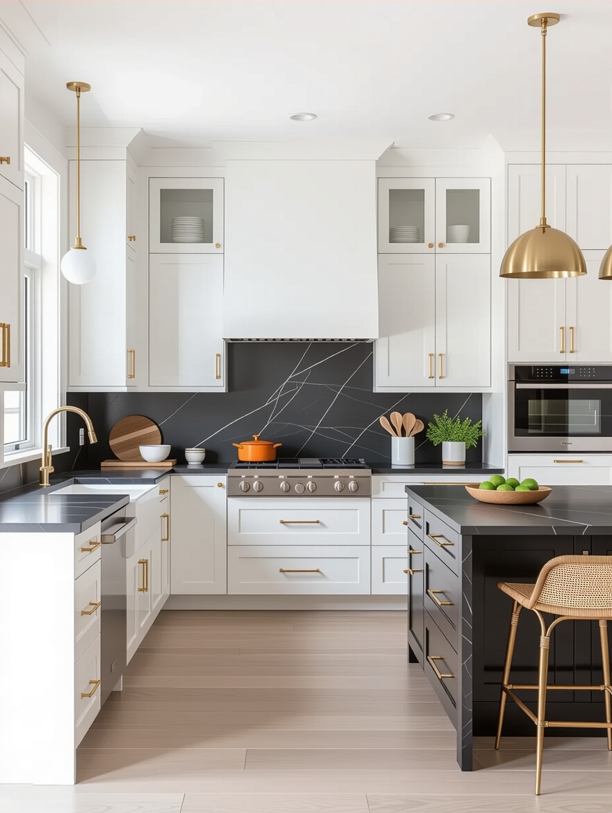 efficient bright kitchen layout