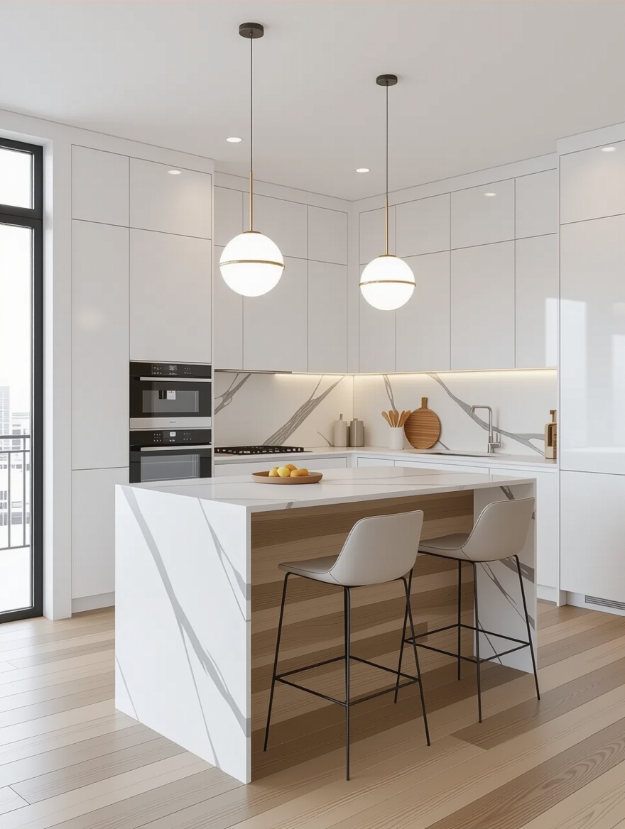 efficient open kitchen design