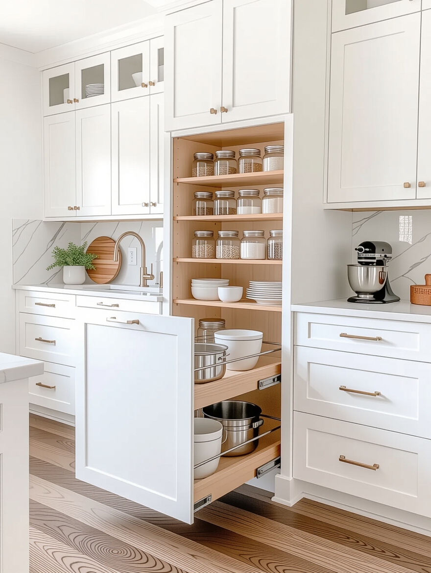 efficient storage for small kitchens