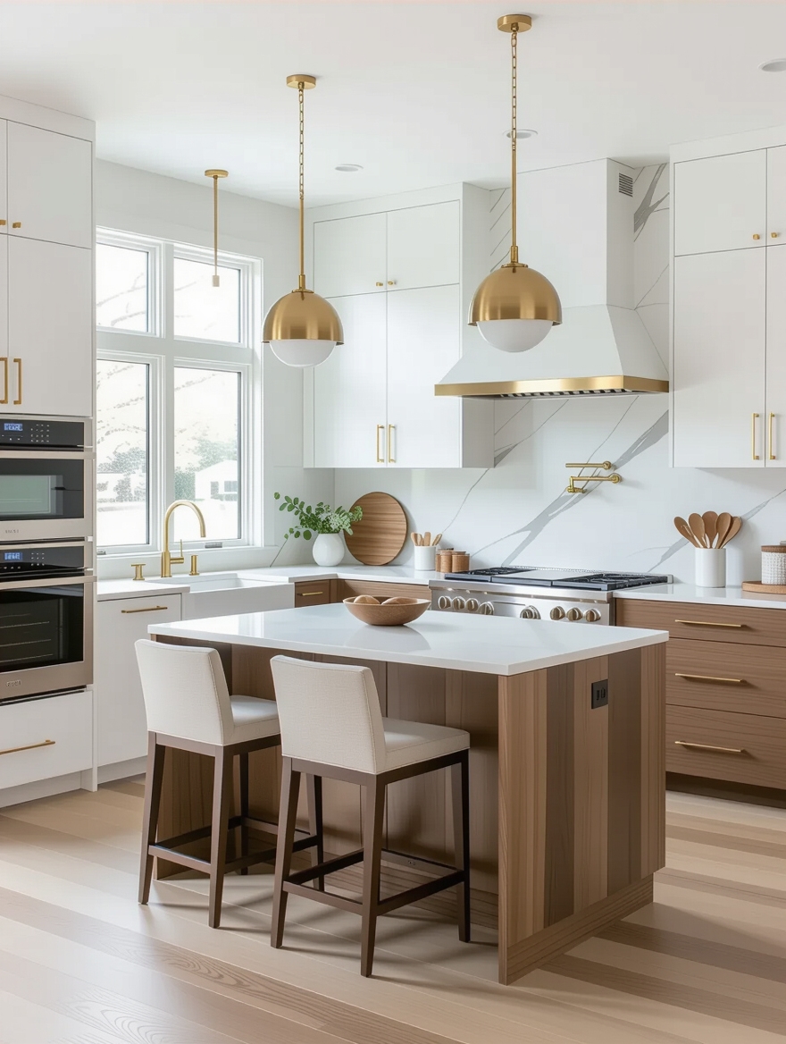 efficient stylish kitchen organization