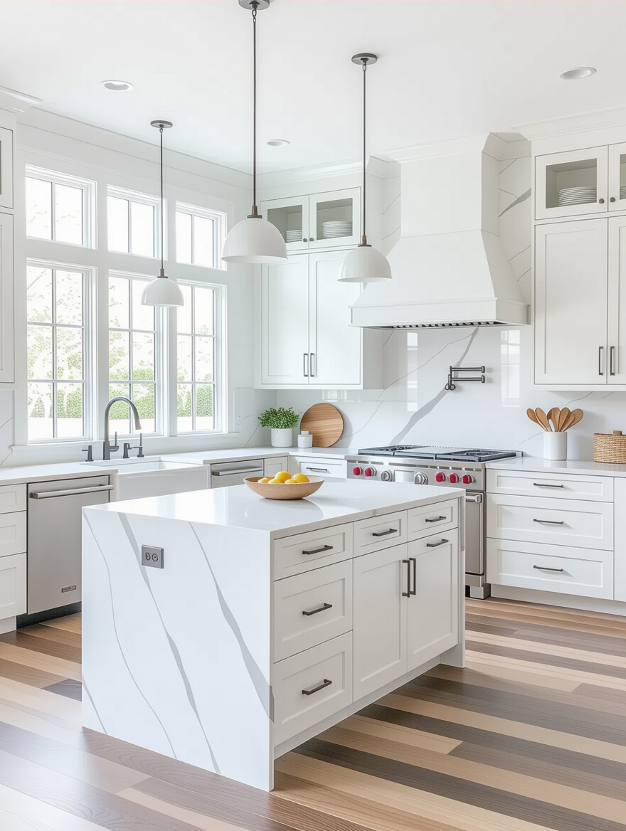 efficient u shaped kitchen design