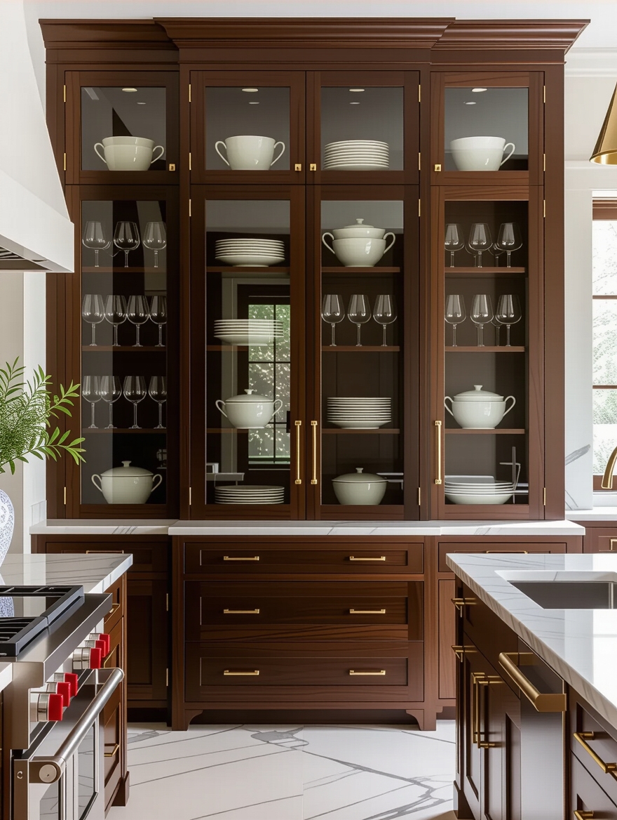 elevate kitchen with glass