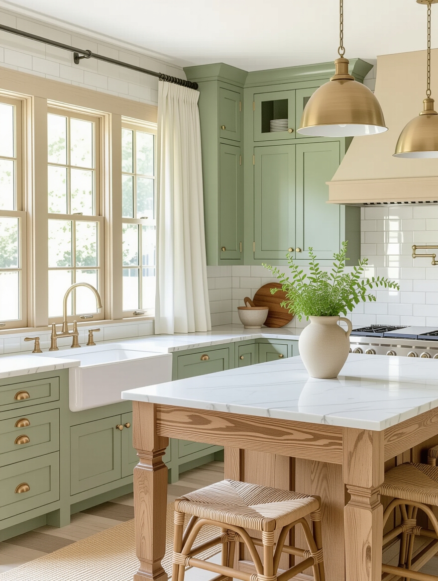 farmhouse charm with sage