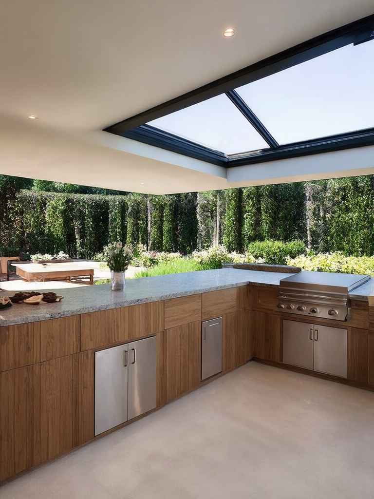 flexible all season outdoor kitchen
