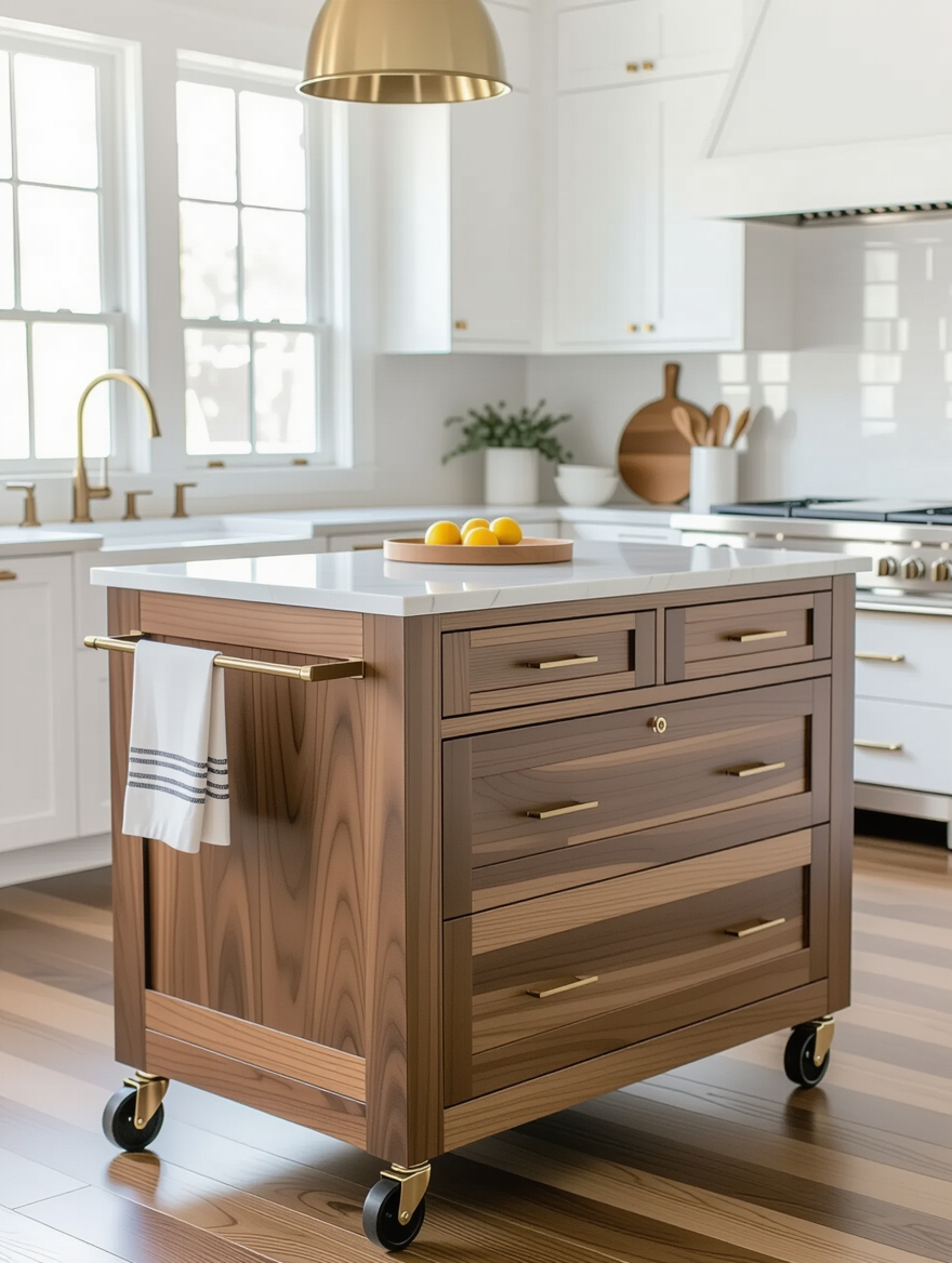 flexible space saving kitchen islands