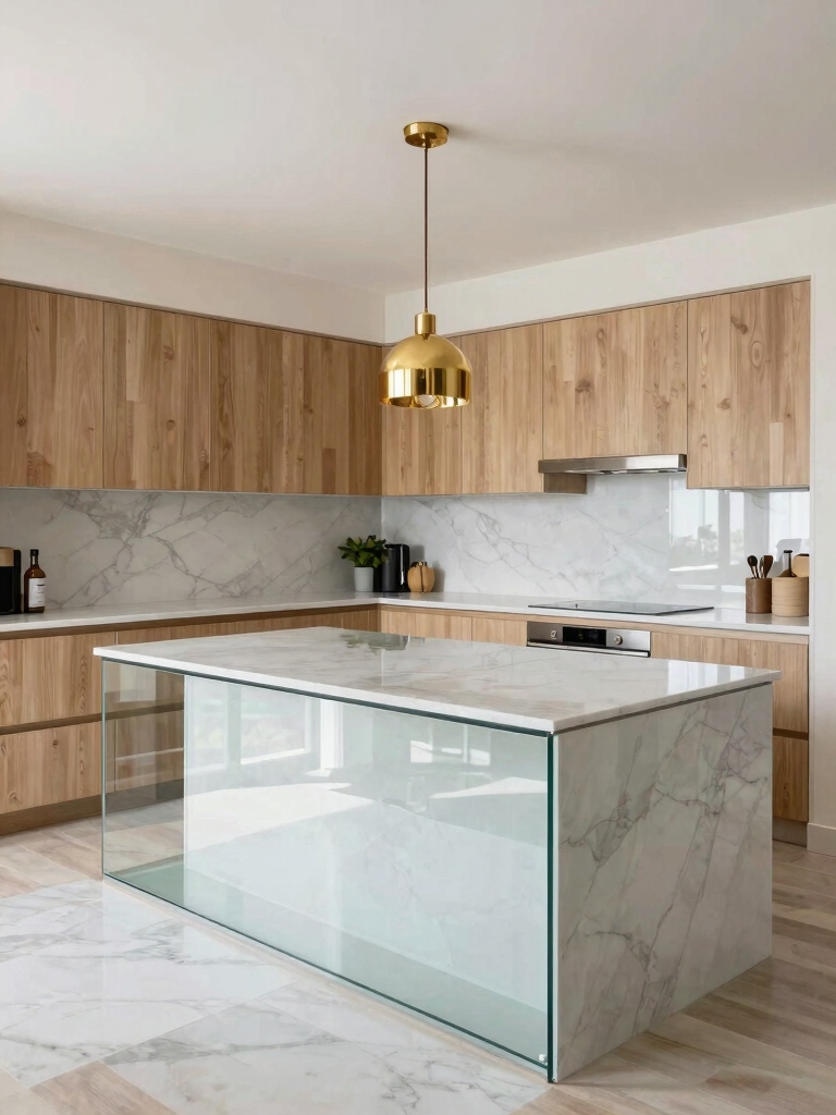 floating glass island transformation