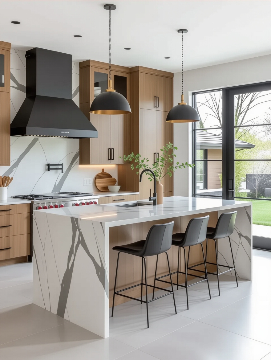 functional open kitchen divider