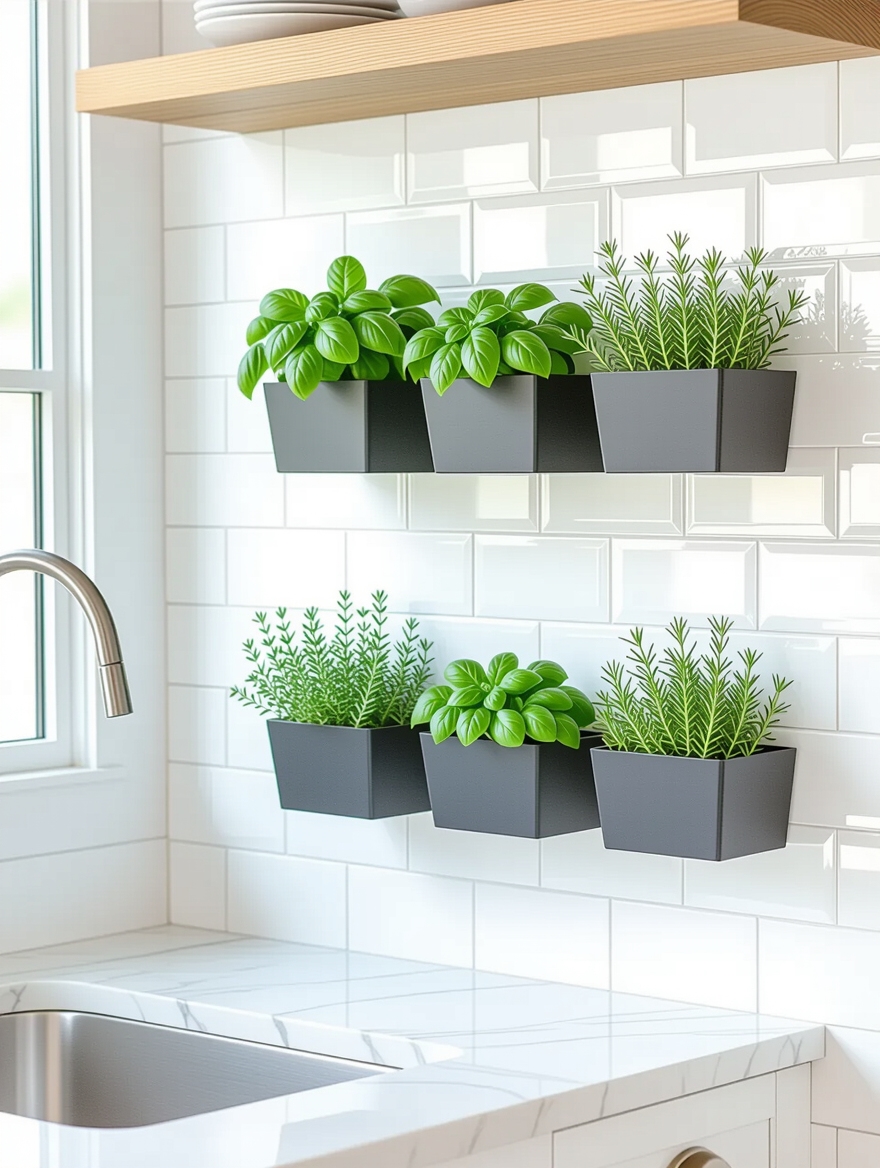 hanging herbs for freshness