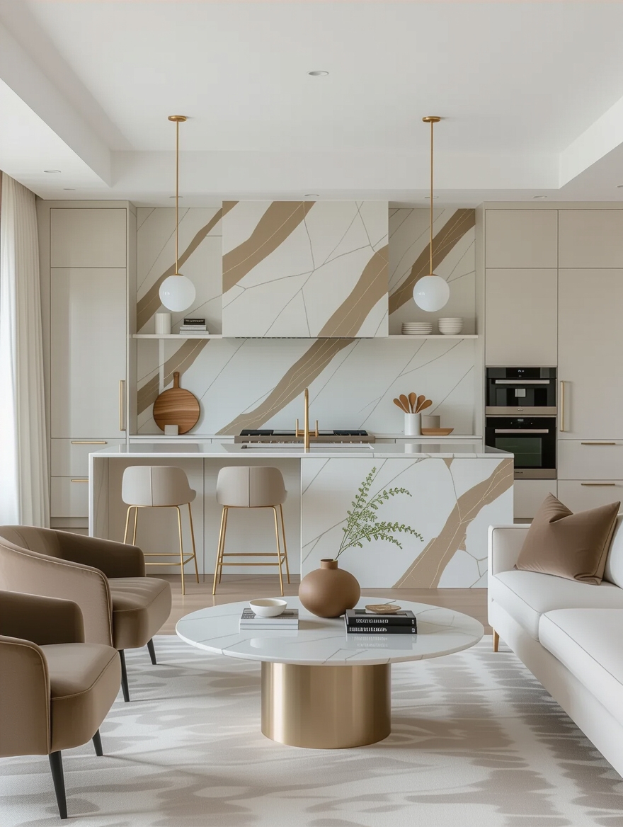 harmonious backsplash design flow